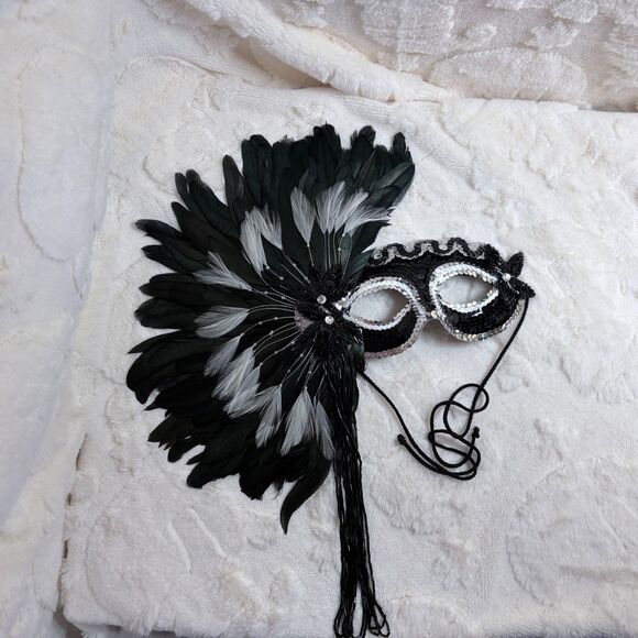 Handmade Designer Masquerade Mask Gypsy Renaissance Wearable Art - Picture 2 of 11